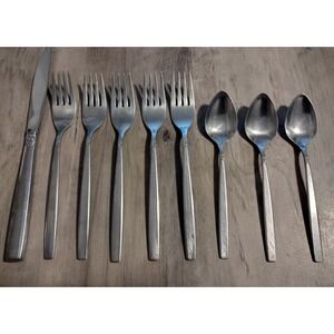 Rogers 1881 Oneida Ltd Stainless Steel "Melissa"‎ Pattern Set of 9